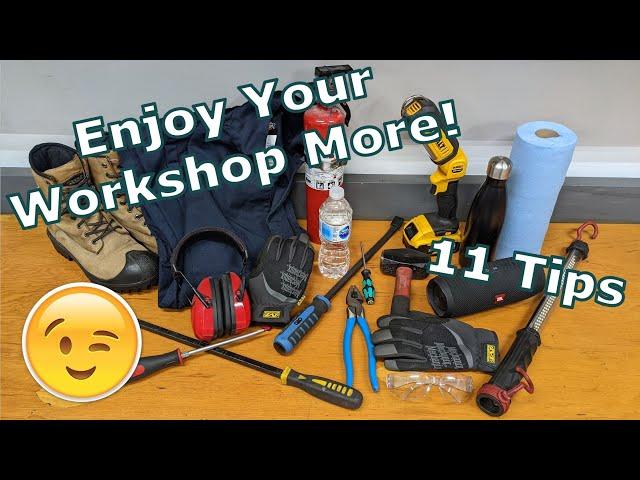 How To Make Your Garage or Shop More Enjoyable!