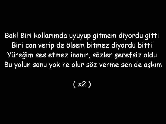 Norm Ender Sözler Şerefsiz Oldu (Lyrics)