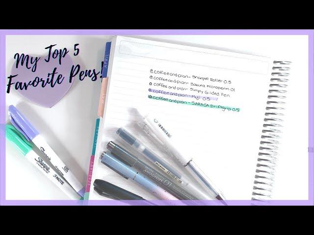 The BEST PENS for Planning? | Ranking My FAVORITE PENS