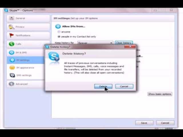 How To Clear Skype Chat History - Easy Steps