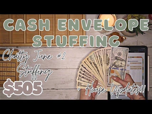 $505 Cash Envelope Stuffing | June #2 Full-time Income | 23 Year Old Budgets