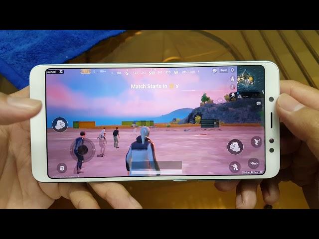 Test game PUBG Mobile on Xiaomi Redmi Note 5