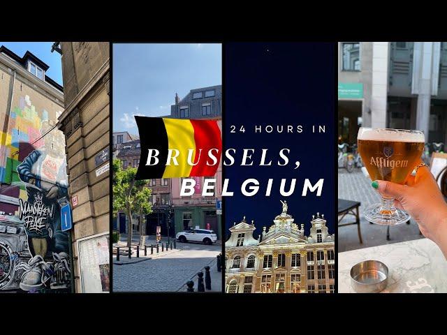 24 hours in Brussels, Belgium  I Grand place, Belgian fries and Belgian beer 