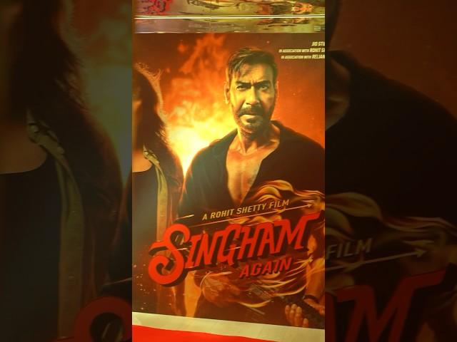 Kabhi peeche nahi mudta aur aage toh sirf dhamaka hi hoga ⁠#SinghamAgain releasing on 1st November