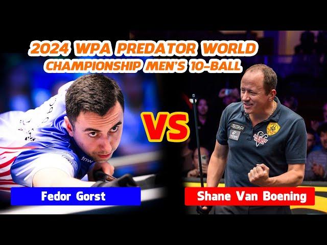 HIGHLIGHTS | Fedor Gorst vs Shane Van Boening | 2024 Predator World Championship Men's 10-ball