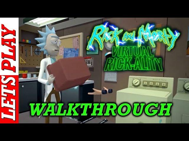 Rick And Morty Virtual Rickality PSVR Walkthrough + Gameplay