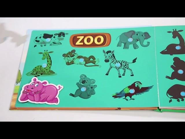 Quiet Book for Toddlers, Montessori Interactive Toys Busy Book for Kids Develop Learning Skills