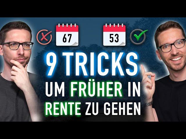 Früher in Rente: Diese 9 Tricks MUSS jeder kennen!