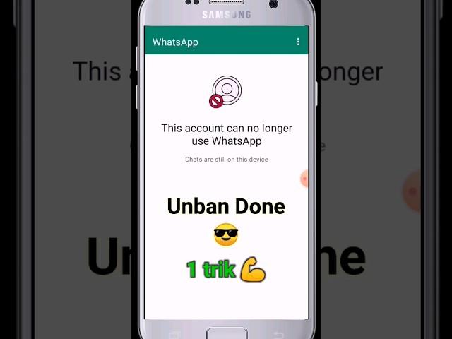 this account can no longer use whatapp || WhatsApp banned my number solution 2024