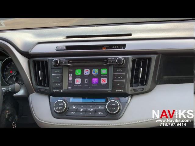 Fits 2014 - 2018 Toyota RAV4 (EnTune 2) Apple CarPlay + Android Auto (Wired & Wireless) + USB Media