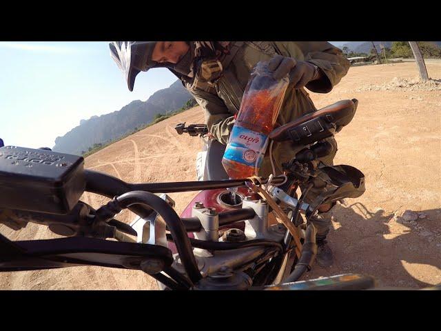 1200 km motorcycle trip in Lao 2015 (Honda Baja 250)