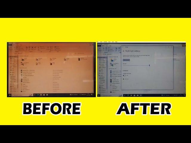 Mengatasi Tampilan Layar Laptop Kuning / Kekuning Kuningan