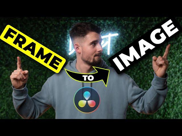 Export Frame as Image or Photo in Davinci Resolve 18 Tutorial