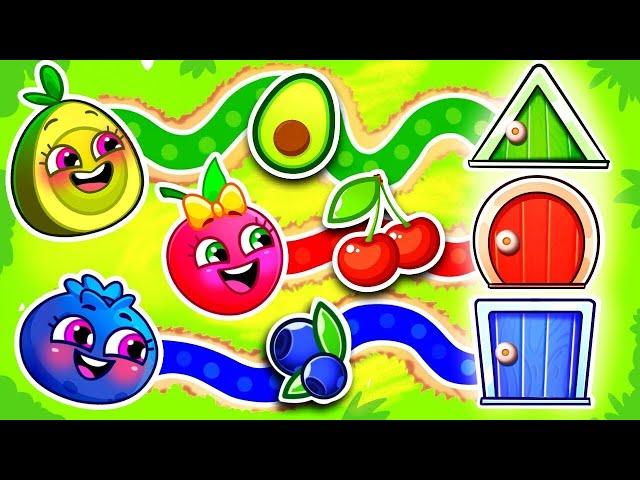  Colorful Magic Doors  Escape Rooms with Avocados  Kids Songs by VocaVoca Bubblegum 