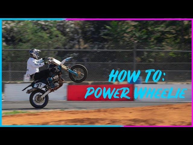 How to Third Gear Power Wheelie the DRZ400sm!