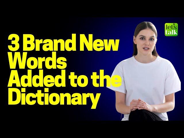 3 Brand New Words Added To The Dictionary In 2023 | Improve English Vocabulary | #shorts