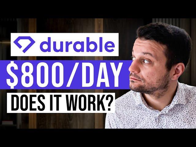 NEW Way To Make Money Using Durable AI Blog Builder (Step by Step Tutorial)