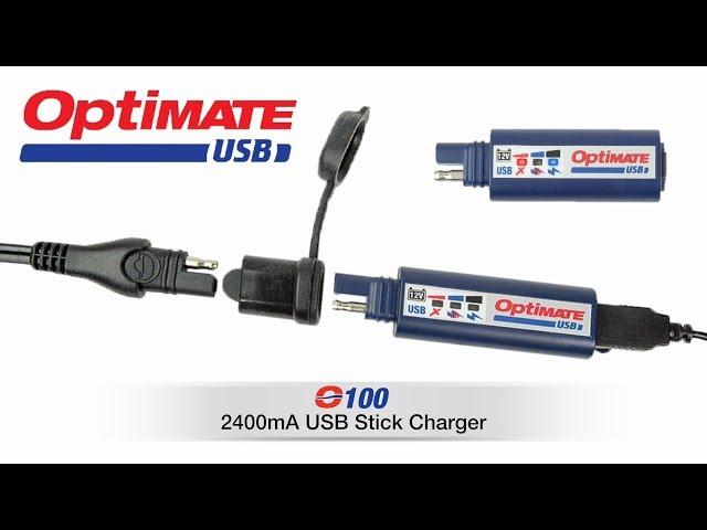 OptiMate USB : O-100 2400mA USB Stick Charger