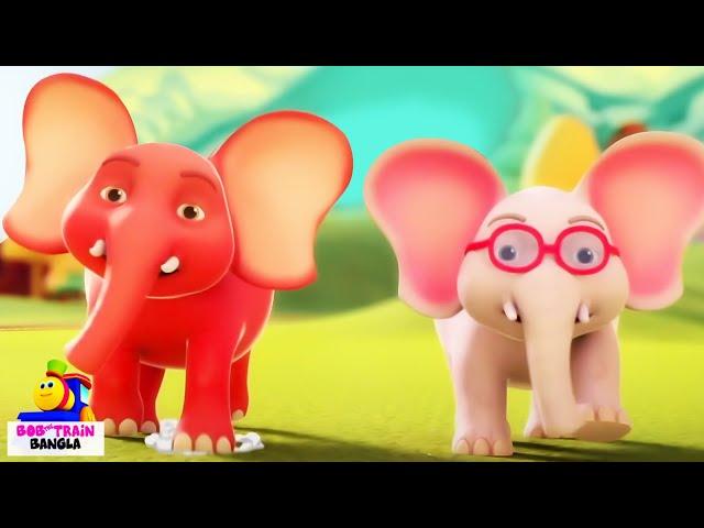 Ek Mota Hathi Hindi Rhyme, एक मोटा हाथी, Nursery Rhymes & Cartoon Videos For Kids