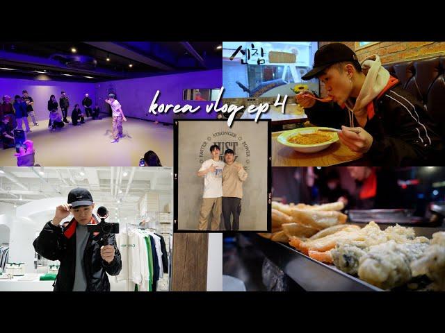 korea vlog ep 4 (justjerk minsoo's class, new friends at jj, street food!) | glxnngxh