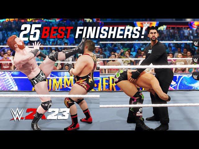 WWE 2K23: 25 Best NEW Finisher Moves!