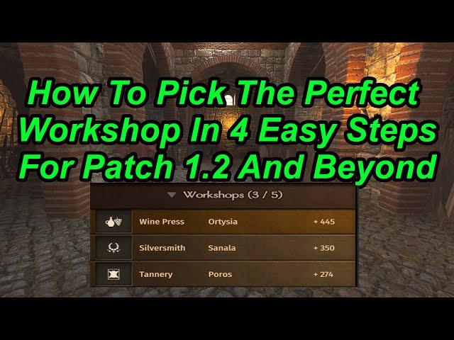 ULTIMATE Workshop Guide Find The Perfect Shop "Patch 1.2 And Beyond"  Bannerlord | Flesson19