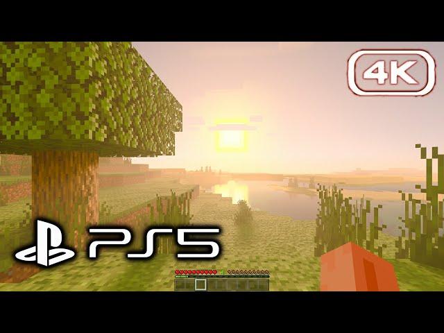 Minecraft: PS5 Edition - Official Gameplay 4K 60FPS (Preview Beta)