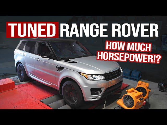 Tuned Range Rover Sport on the Dyno! How Much Horsepower to the Wheels?