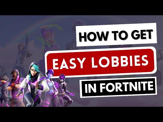 BOT LOBBIES IN FORTNITE  How to get easy lobbies in Fortnite using a VPN  TUTORIAL