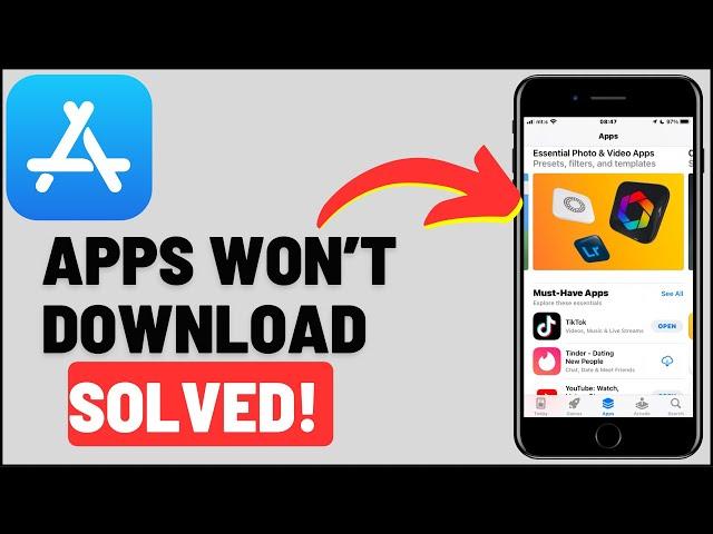 iPhone Apps Not Downloading [SOLVED] (2024)