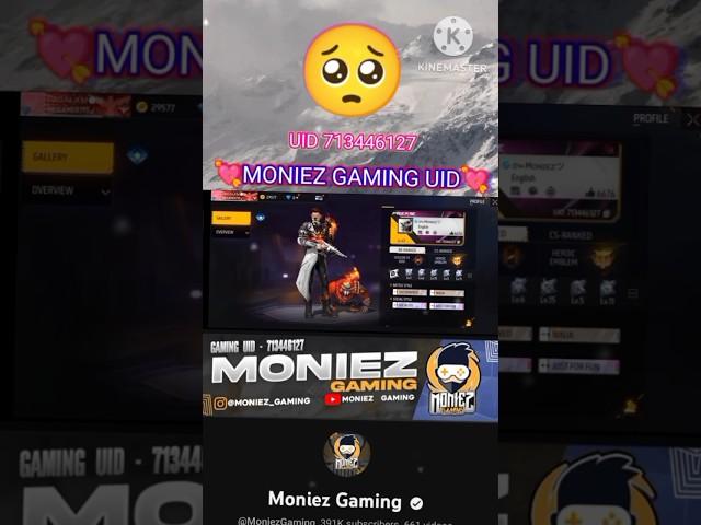 MONIEZ GAMING BHAI  KA FREE FIRE  KA UID NUMBER #SHORT