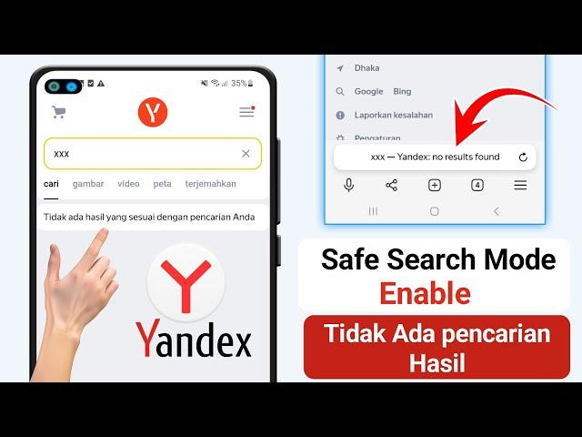 Tips Mengatasi Yandex Tidak Ada Hasil Pencarian Muncul "Safe search mode enabled" (2024)