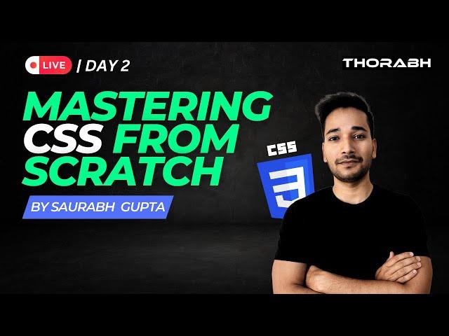 Mastering CSS  from Scratch - Layouting , Flexbox & Positions - Live Coding Tutorial Day 2 