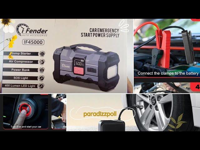 The Best Car Battery Jump Starter Power Bank for Emergency | Review