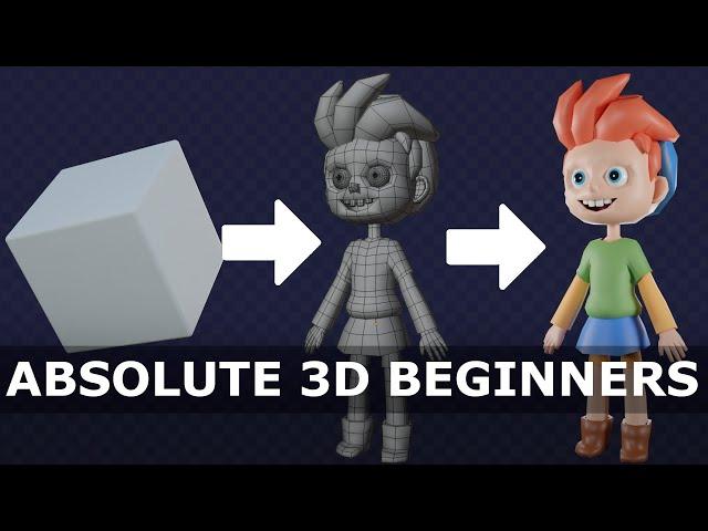 Tutorial Blender: MODELLING For Absolute Beginners | Low Poly Girl