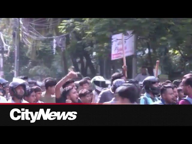 Bangladesh cracks down on student protests