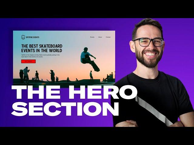 CREATING A GOOD HERO FOR YOUR WEBSITE: Free Web Design Course | Episode 10