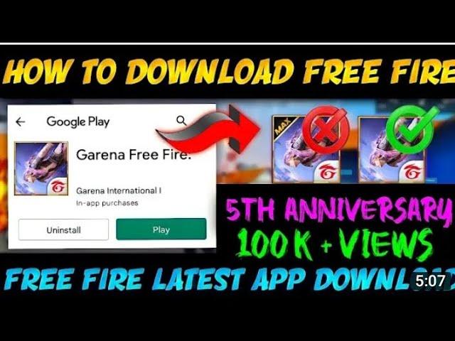 FREE FIRE KAISE DOWNLOAD KARE || HOW TO INSTALL FREE FIRE AFTER OB 35 UPDATE || NO LAG 