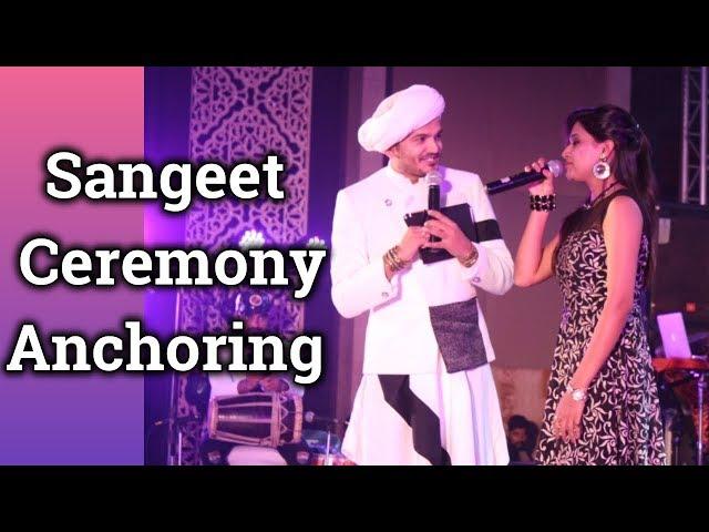 Best Wedding Anchor | Sangeet Anchoring | Indian Wedding Host Girish Sharma Anchoring +91-9769964451