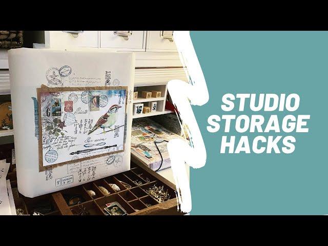 DIY Studio Storage Hacks | New Studio | Part 2