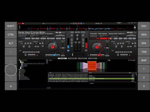 Virtual Dj Pro 7 playing for  Android