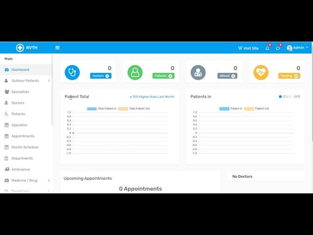 Hospital management System Full Project 2020 Laravel | PHP Framework