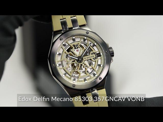 Edox Delfin Mecano 85303 357GNCAV VONB