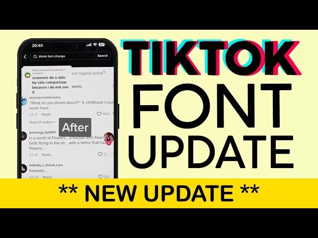 Tiktok Introduces New Font On the App | Do You Like it? 2023