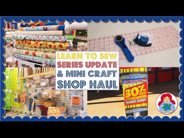 Beginner Sewing Series Update & Mini Craft Shop Haul • Sami Dolls