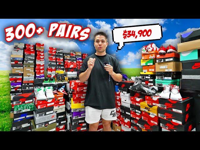 My BIGGEST Sneaker Cashout EVER! *Over 300 Pairs*