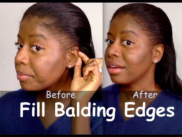 HOW TO FILL YOUR BALDING EDGES