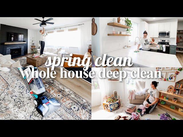 NEW CLEAN WITH ME WHOLE HOUSE | Spring Deep Cleaning 2024