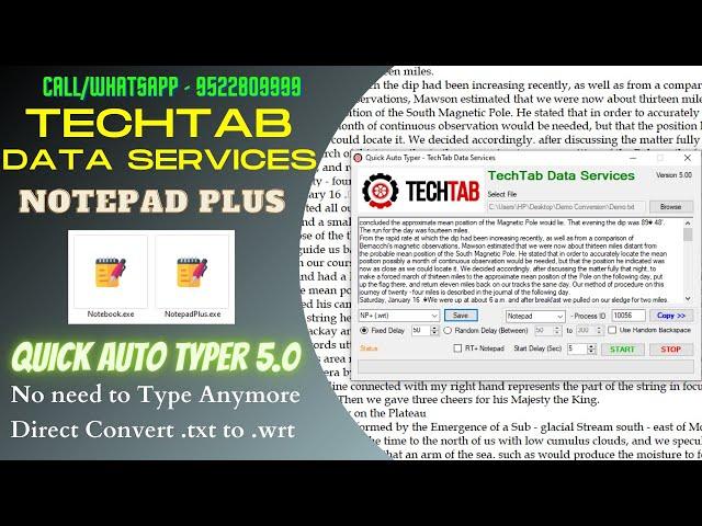 #NotepadPlus Conversion Software/ Image to Notepad+/Quick Auto Typer/ Notepad Plus Copy Paste #.wrt