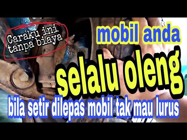 cara atasi mobil selalu belok ke kiri gak mau lurus